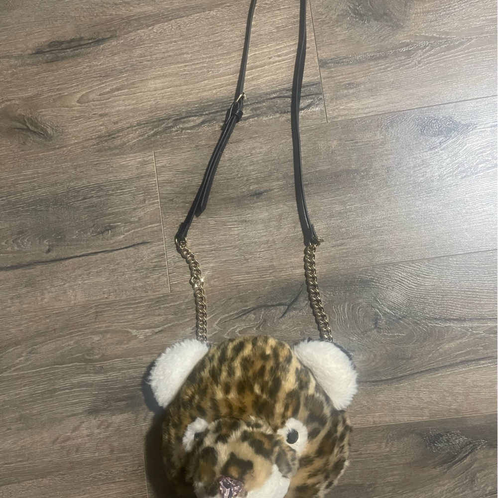 Bundle 4 for 20 Aldo Furry Leopard Plush Crossbody Purse